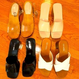 Platform sandal shoe bundle (or separate please comment if necessary) . Size 8